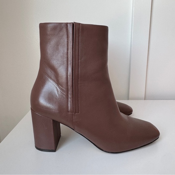 Cole Haan Brown Leather Ankle Boots Size 11 - Picture 6 of 10